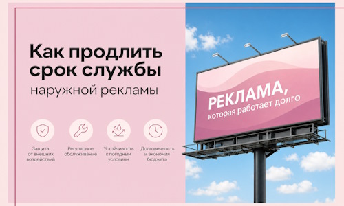 Как продлить срок службы наружной рекламы в Североморске