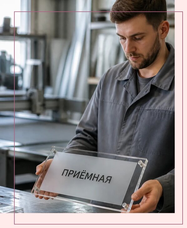 Таблички из оргстекла на заказ в Североморске от 4172 р. | Аванза-Свм